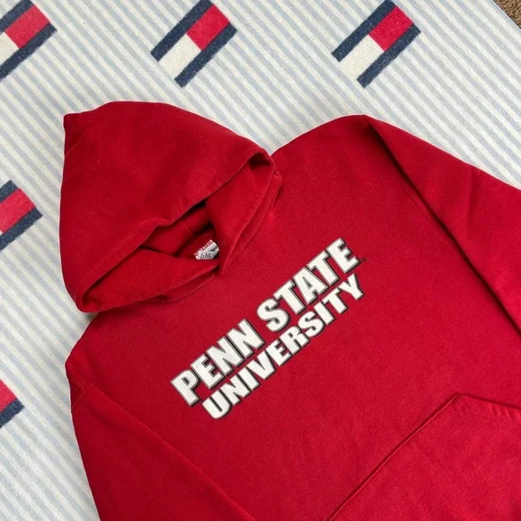 Vintage Russell Athletic Penn State PSU Nittany Lions hooded sweatshirt - Picture 4 of 12